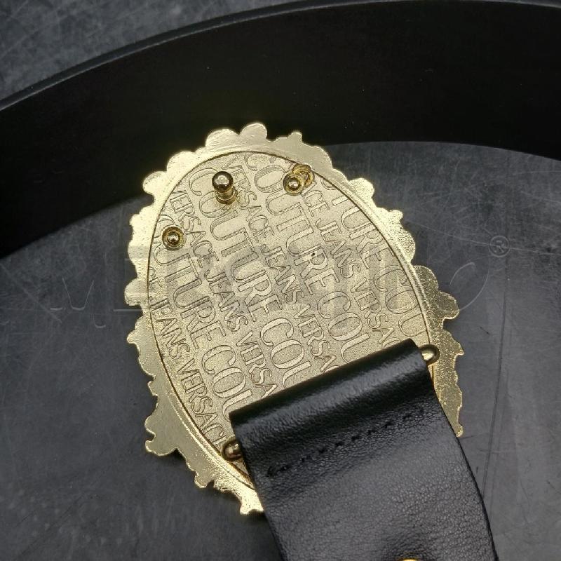 CINTURA D VERSACE JEANS NERO  | Mercatino dell'Usato Roma garbatella 5