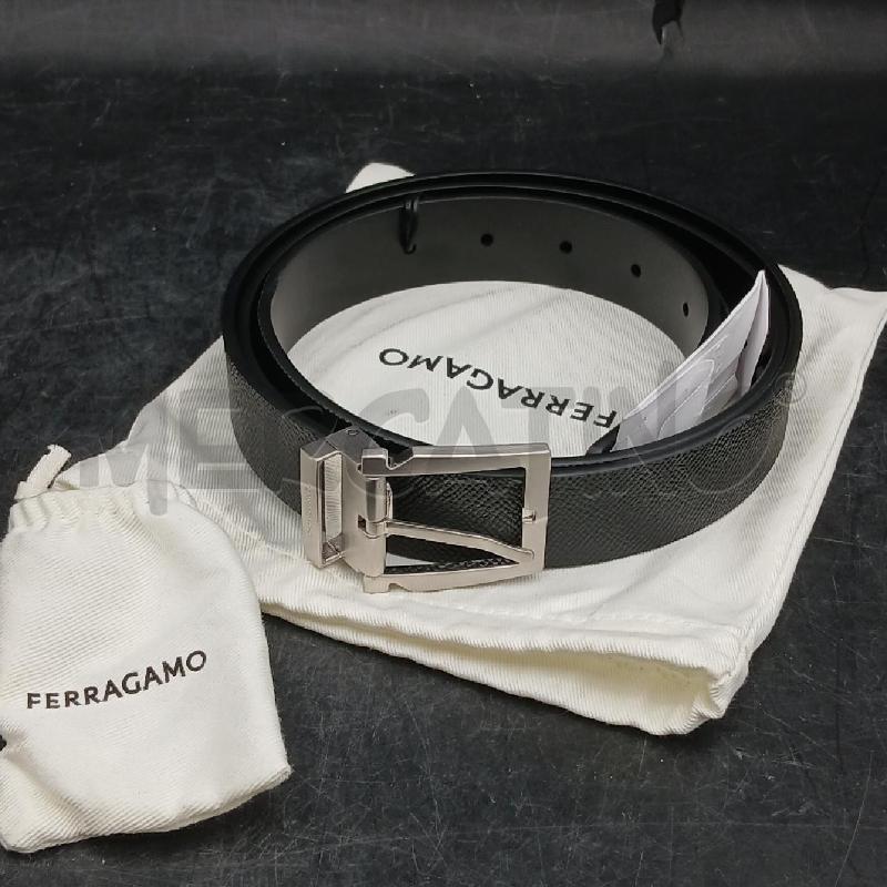 CINTURA U FERRAGAMO NERO  | Mercatino dell'Usato Roma garbatella 1