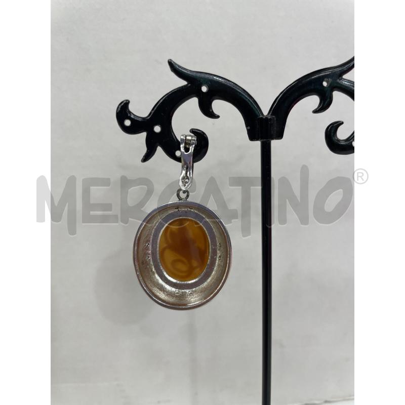 CIONDOLO ARG BLU FIORE BIANCO  | Mercatino dell'Usato Roma garbatella 3
