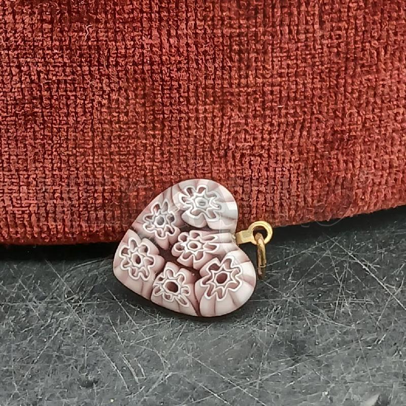 CIONDOLO CUORE DET VIOLA  | Mercatino dell'Usato Roma garbatella 1