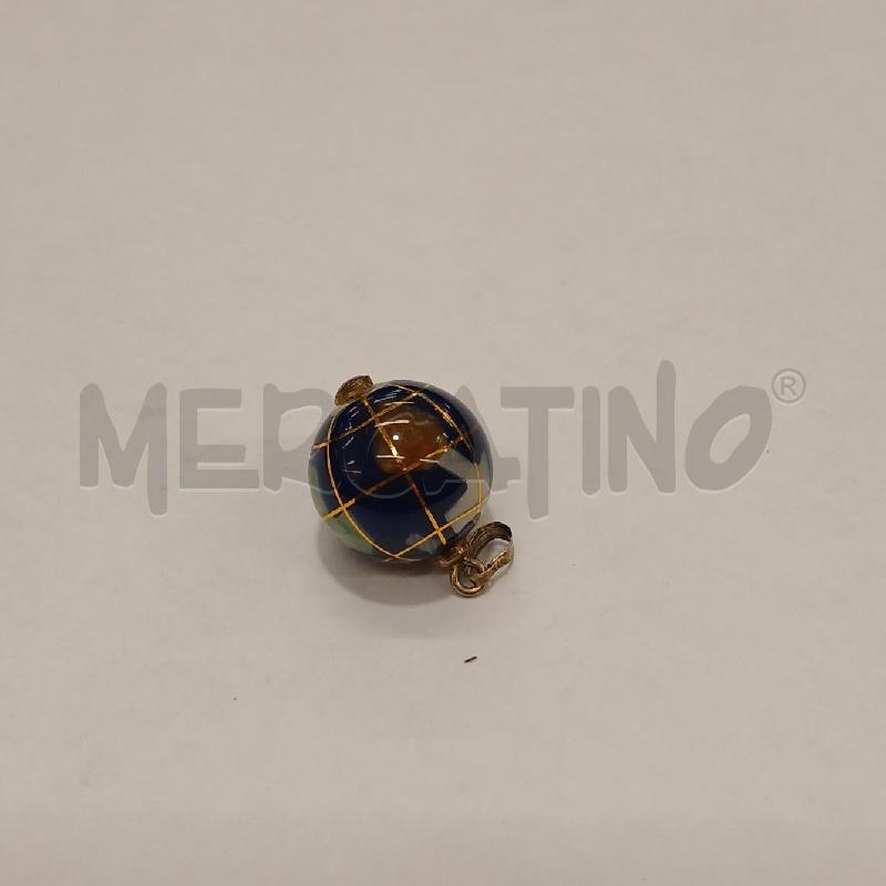 CIONDOLO MAPPAMONDO BLU | Mercatino dell'Usato Roma garbatella 1