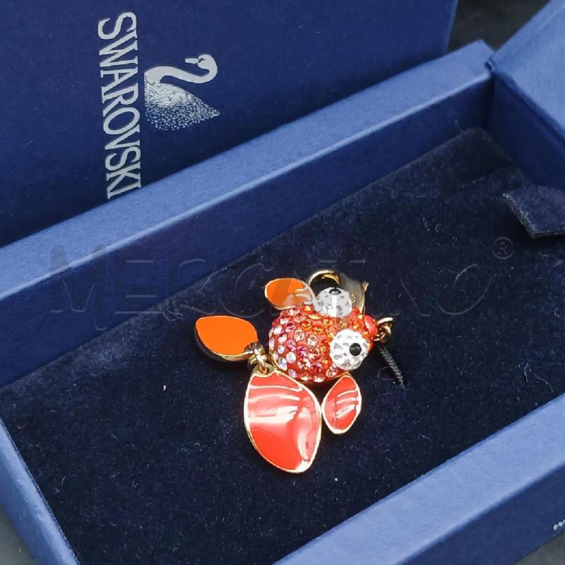 CIONDOLO SWAROVSKI PESCE ROSS | Mercatino dell'Usato Roma garbatella 1
