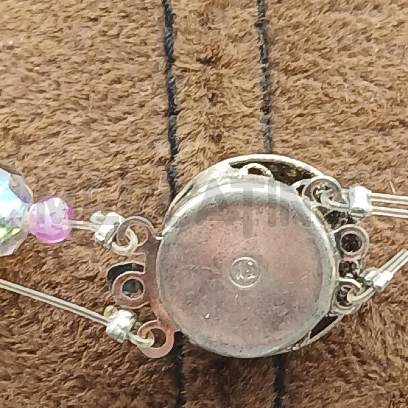 COLLANA 2 FIL DET PIETREV ROSA E VERDE | Mercatino dell'Usato Roma garbatella 3