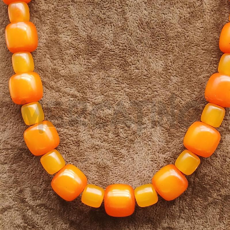 COLLANA AMBRA ASIMMETRICA | Mercatino dell'Usato Roma garbatella 2