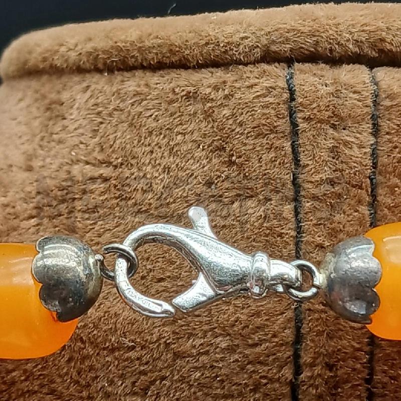 COLLANA AMBRA ASIMMETRICA | Mercatino dell'Usato Roma garbatella 4