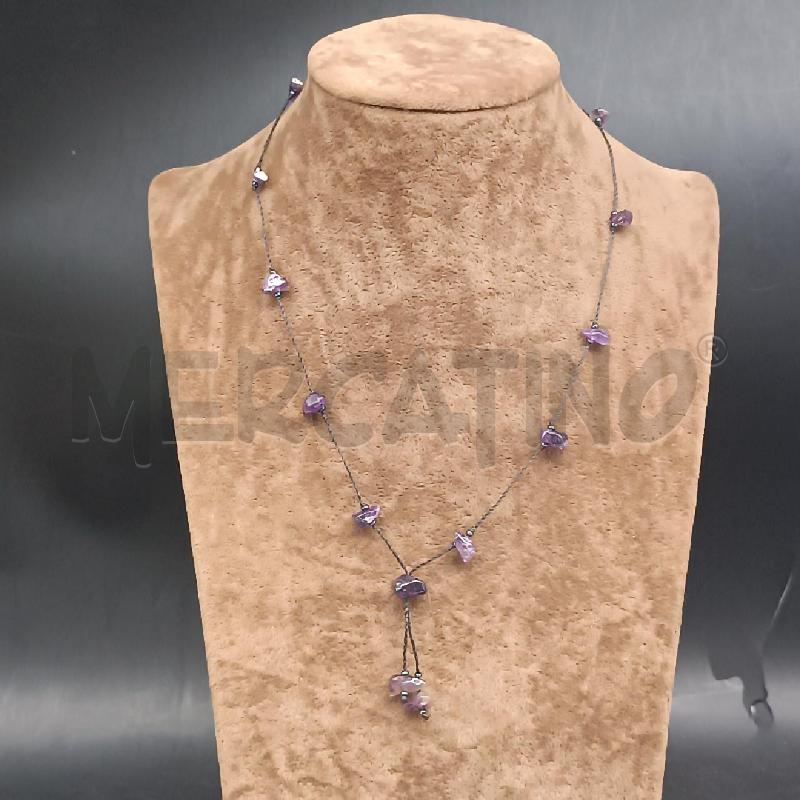 COLLANA AMETISTA  | Mercatino dell'Usato Roma garbatella 1