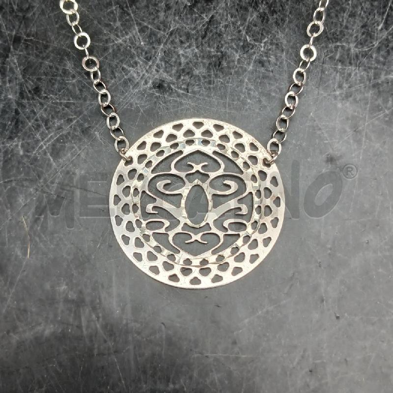 COLLANA ARG CERCHI ARG  | Mercatino dell'Usato Roma garbatella 2