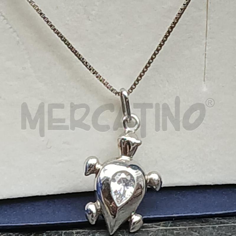 COLLANA ARG CIONDOLO TARTARUGA | Mercatino dell'Usato Roma garbatella 2
