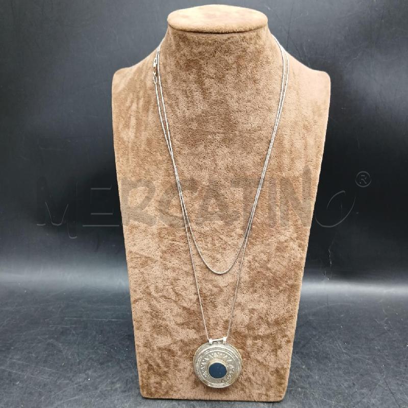 COLLANA ARG CIONDOLO TONDO  | Mercatino dell'Usato Roma garbatella 1