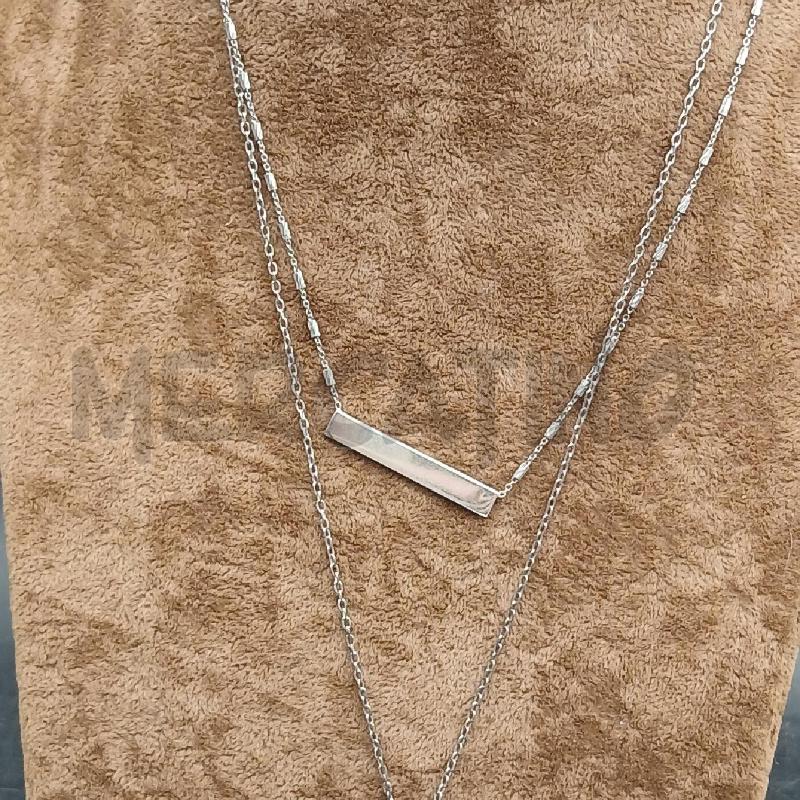COLLANA ARG DET 2 DET STRASS LUNGA  | Mercatino dell'Usato Roma garbatella 3