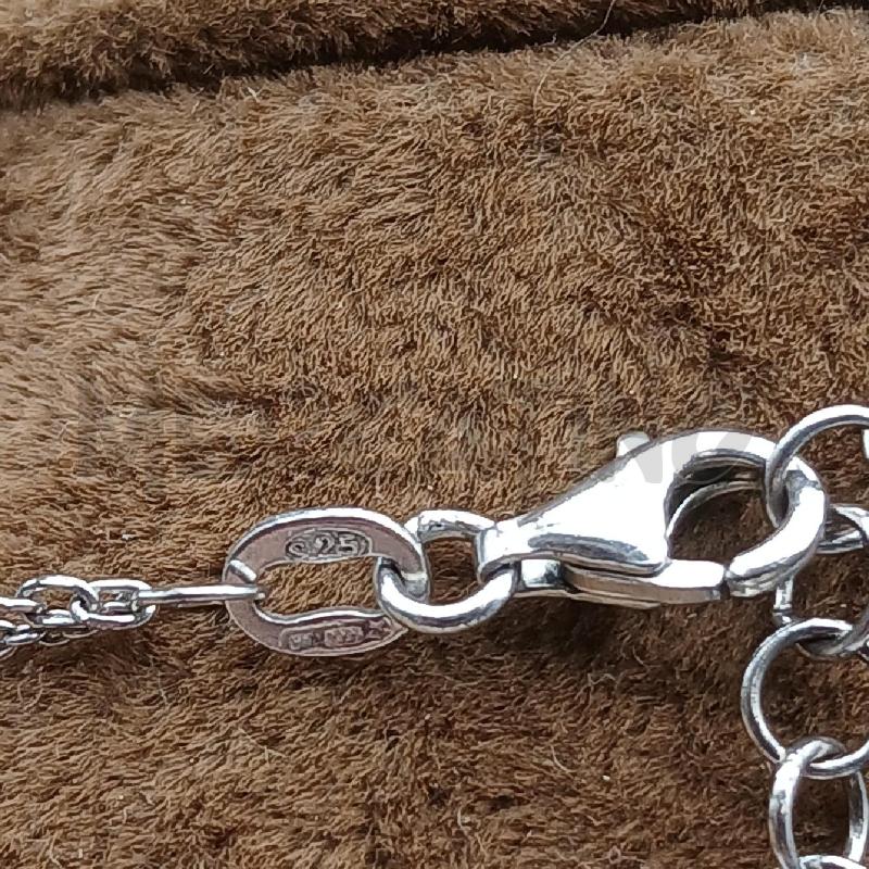 COLLANA ARG DET 2 DET STRASS LUNGA  | Mercatino dell'Usato Roma garbatella 4
