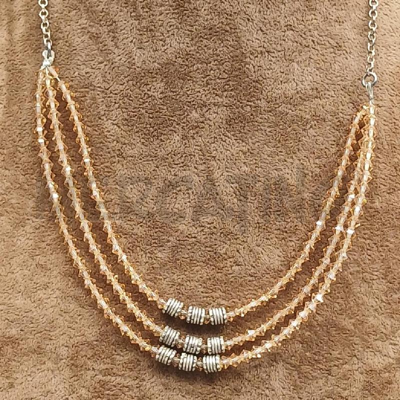 COLLANA ARG DET 3 FILO PERLINE  | Mercatino dell'Usato Roma garbatella 2