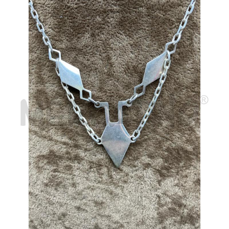 COLLANA ARG DET 3 PUNT BEIGE  | Mercatino dell'Usato Roma garbatella 3