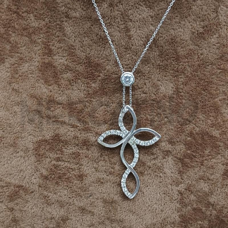 COLLANA ARG DET CROCE | Mercatino dell'Usato Roma garbatella 2