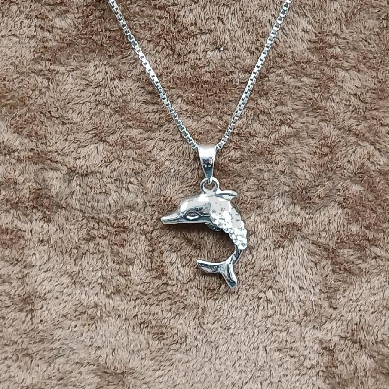 COLLANA ARG DET DELFINO  | Mercatino dell'Usato Roma garbatella 2