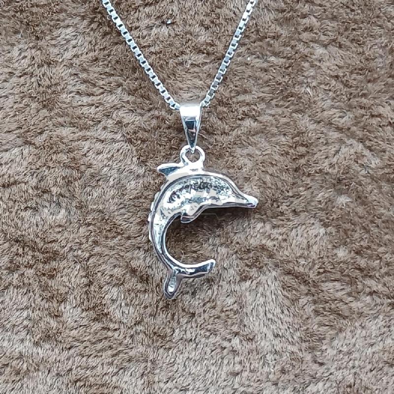 COLLANA ARG DET DELFINO  | Mercatino dell'Usato Roma garbatella 3