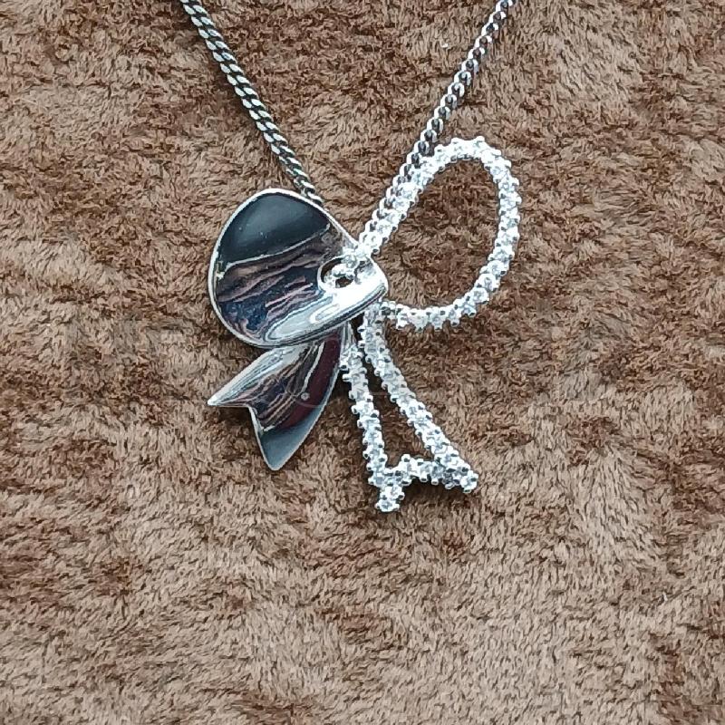COLLANA ARG DET FIOCCO  | Mercatino dell'Usato Roma garbatella 2