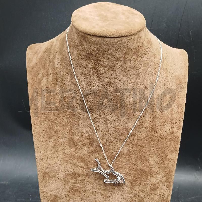 COLLANA ARG DET PESCE | Mercatino dell'Usato Roma garbatella 1
