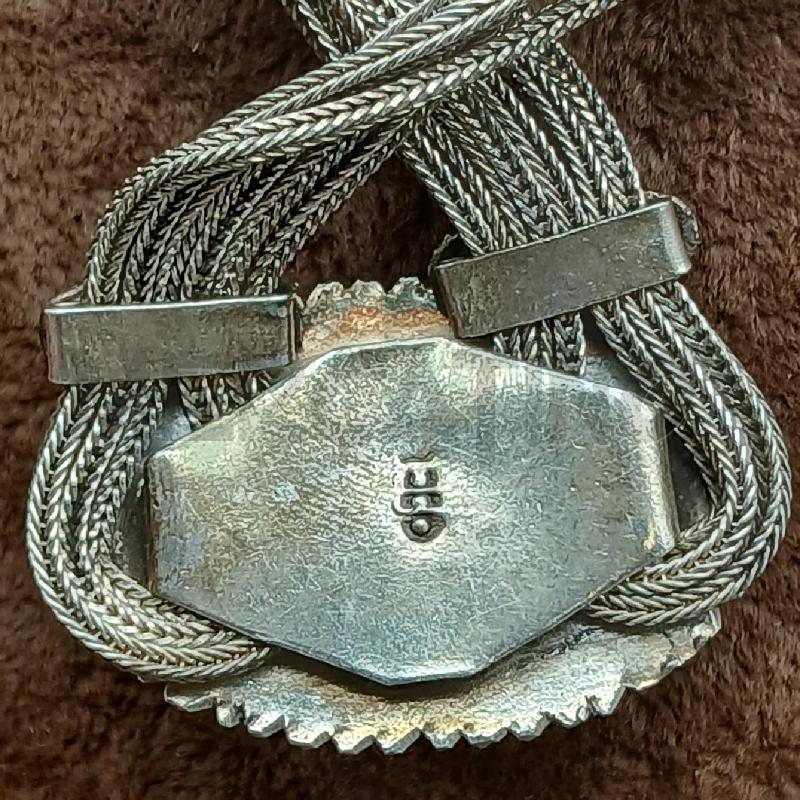 COLLANA ARG DET PIETRA BLU  | Mercatino dell'Usato Roma garbatella 4