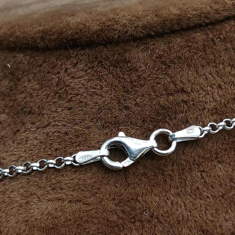 COLLANA ARG PIETRA GRIGIA | Mercatino dell'Usato Roma garbatella 4