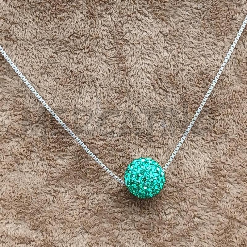 COLLANA ARG PIETRA VERDE  | Mercatino dell'Usato Roma garbatella 2