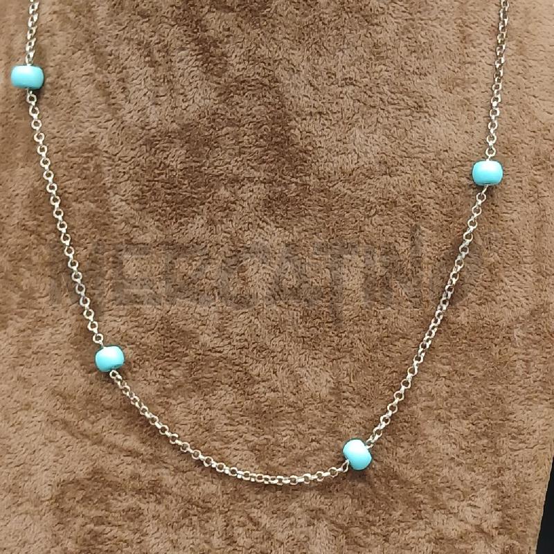 COLLANA ARG PIETRE AZZURE | Mercatino dell'Usato Roma garbatella 2