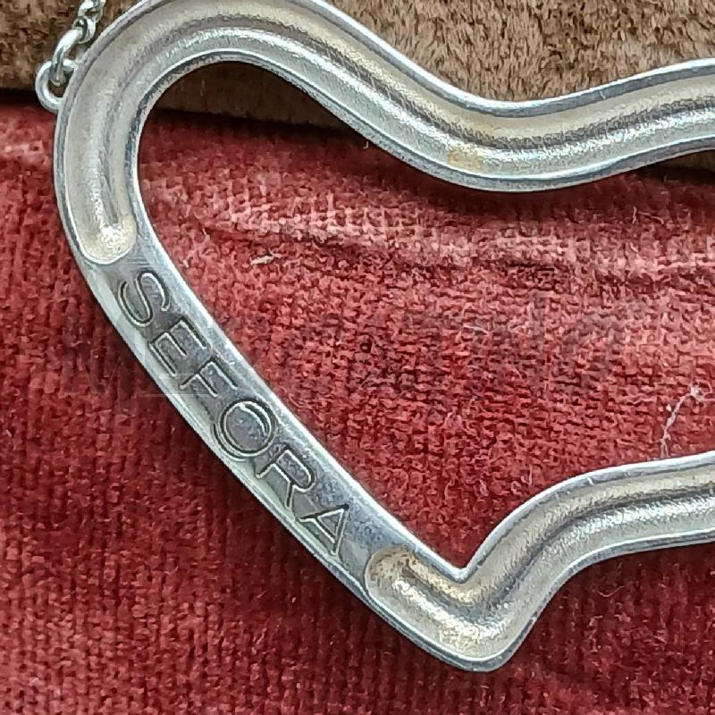 COLLANA ARG SEFORA CUORE | Mercatino dell'Usato Roma garbatella 3