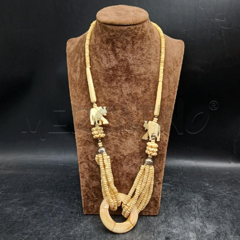 COLLANA BEIGE ELE F | Mercatino dell'Usato Roma garbatella 1