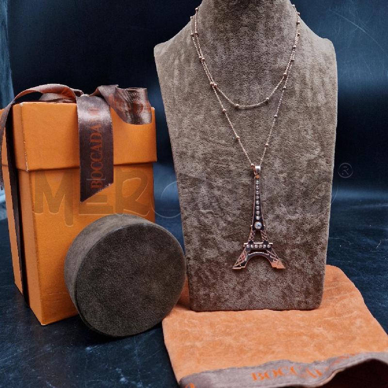 COLLANA BOCCADAMO TORRE EIFFEL DOR STRASS | Mercatino dell'Usato Roma garbatella 1
