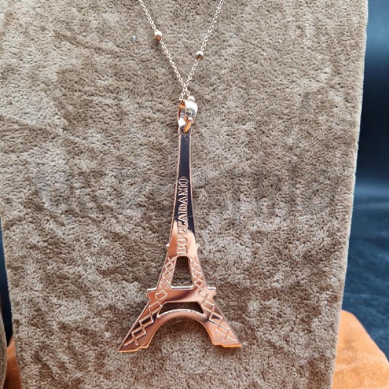 COLLANA BOCCADAMO TORRE EIFFEL DOR STRASS | Mercatino dell'Usato Roma garbatella 3