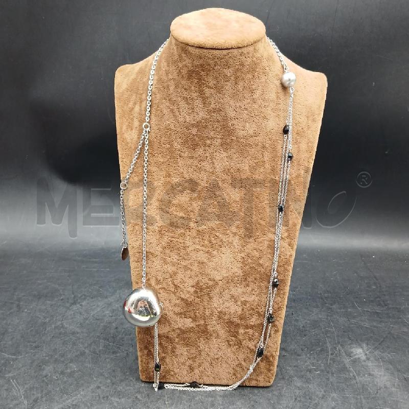 COLLANA BREIL DET PERLINE NERE  | Mercatino dell'Usato Roma garbatella 1