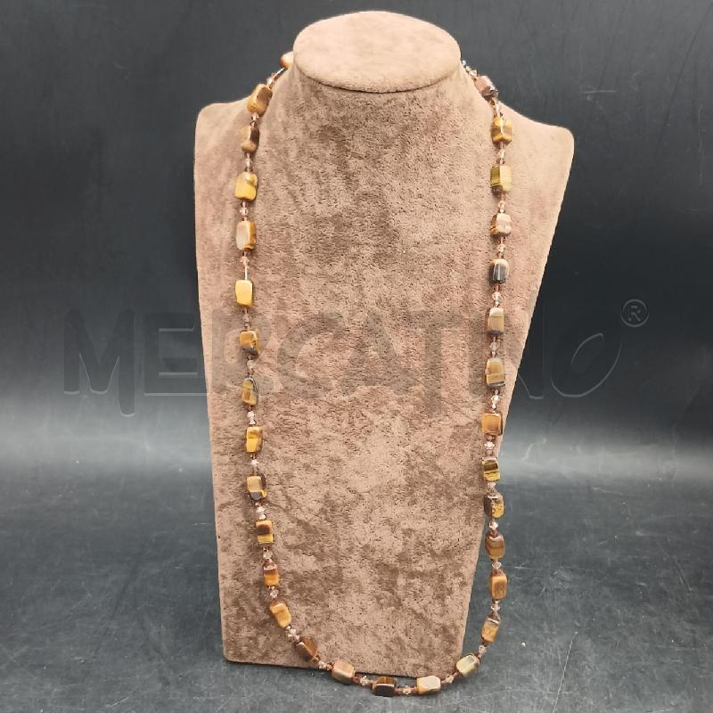 COLLANA DET MARRONE QUA | Mercatino dell'Usato Roma garbatella 1