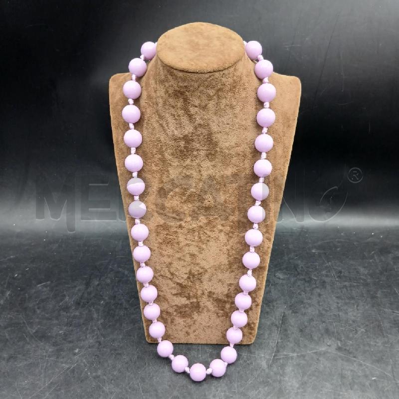 COLLANA DET PÈERLINE VIOLA | Mercatino dell'Usato Roma garbatella 1