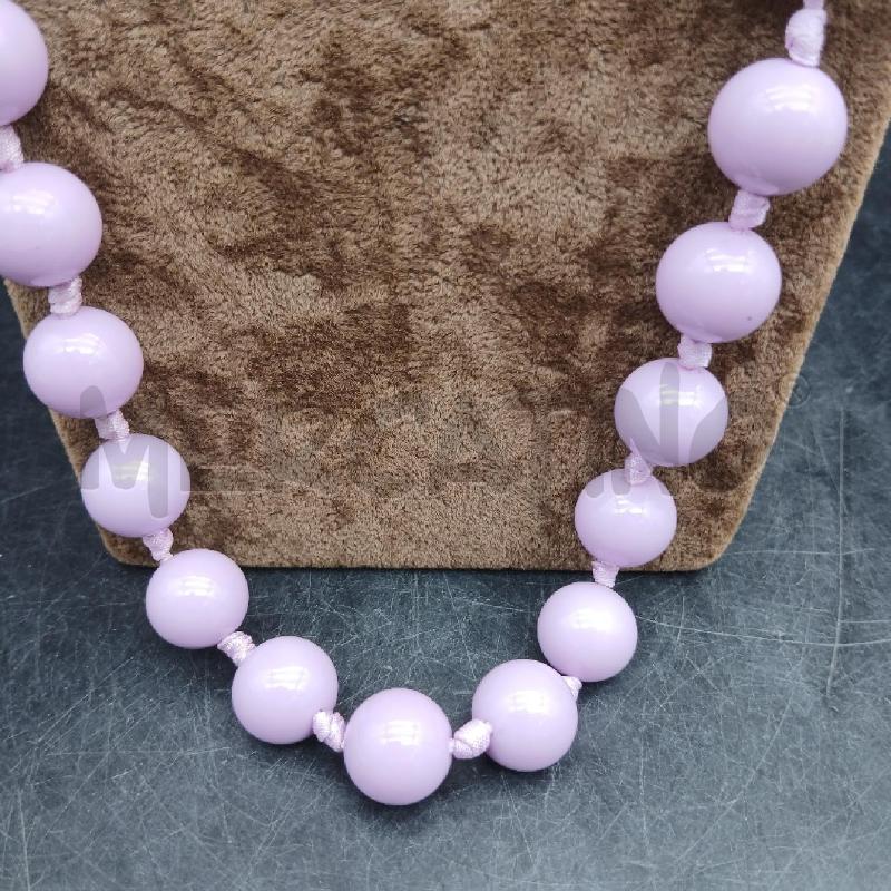 COLLANA DET PÈERLINE VIOLA | Mercatino dell'Usato Roma garbatella 2