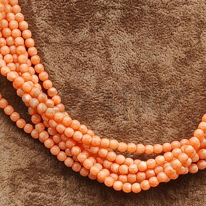 COLLANA DET PERLINE ARANCIONE DET CHIUSURA DOR | Mercatino dell'Usato Roma garbatella 2