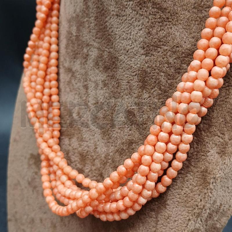 COLLANA DET PERLINE ARANCIONE DET CHIUSURA DOR | Mercatino dell'Usato Roma garbatella 4