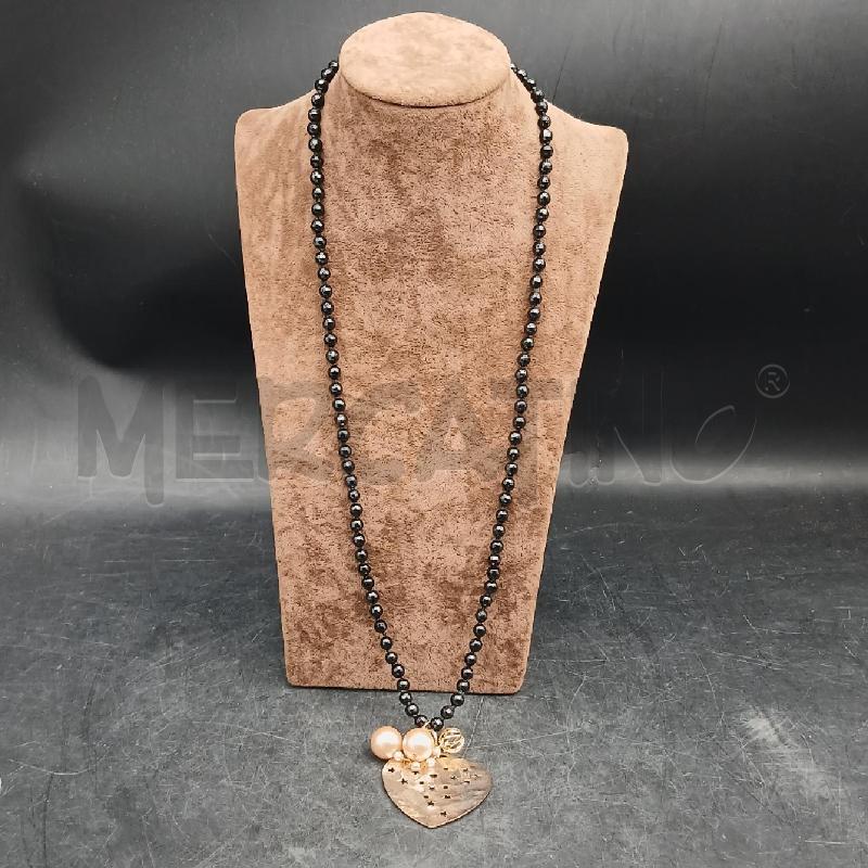 COLLANA DET PERLINE E PERLA DET CUORE  | Mercatino dell'Usato Roma garbatella 1