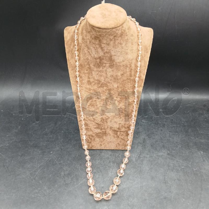 COLLANA DET PERLINE ROSA | Mercatino dell'Usato Roma garbatella 1