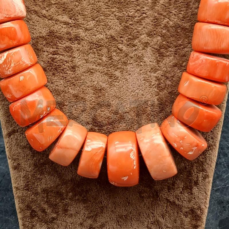 COLLANA DET PIETRA ARANCIONE  | Mercatino dell'Usato Roma garbatella 2