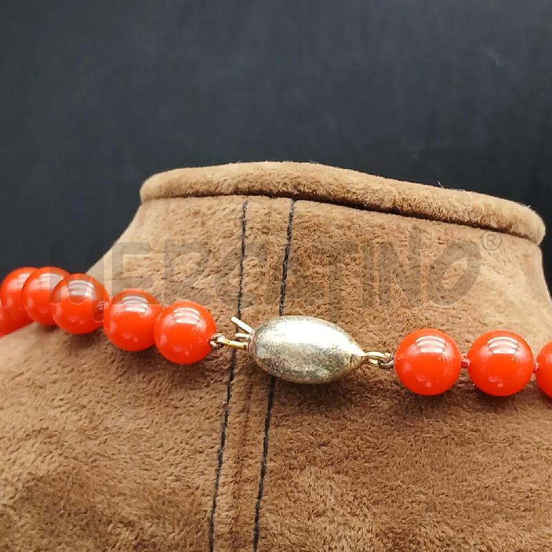 COLLANA DET PIETRE ARANCIONE  | Mercatino dell'Usato Roma garbatella 3