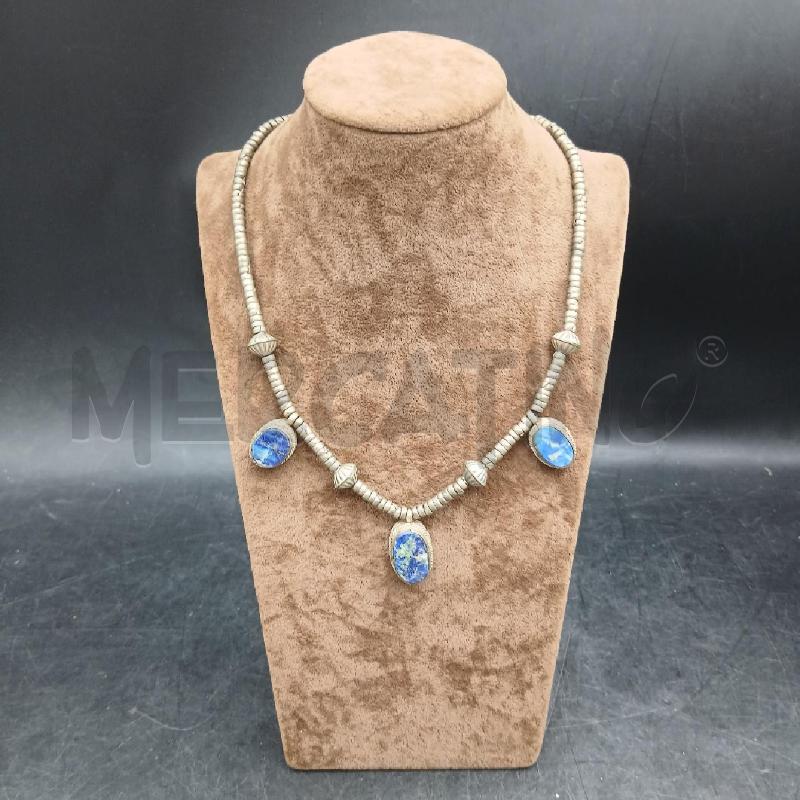 COLLANA DET PIETRE BLU  | Mercatino dell'Usato Roma garbatella 1
