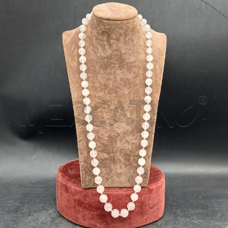 COLLANA DET PIETRE ROSA DET CHIUSURA ARGH | Mercatino dell'Usato Roma garbatella 1