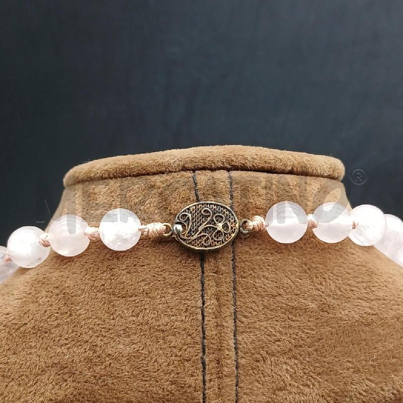 COLLANA DET PIETRE ROSA DET CHIUSURA ARGH | Mercatino dell'Usato Roma garbatella 3