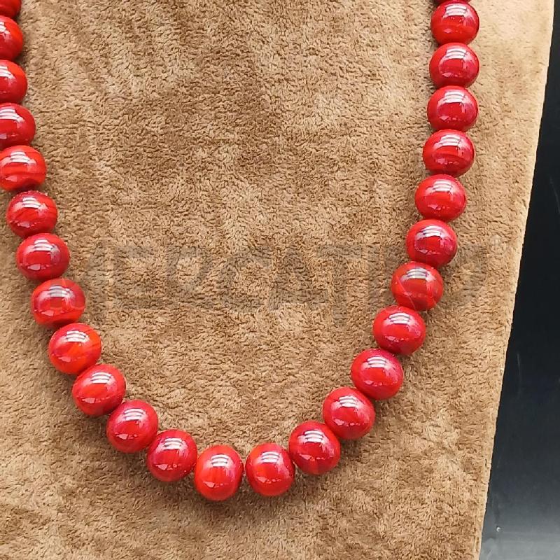 COLLANA DET PIETRE ROSSA | Mercatino dell'Usato Roma garbatella 2