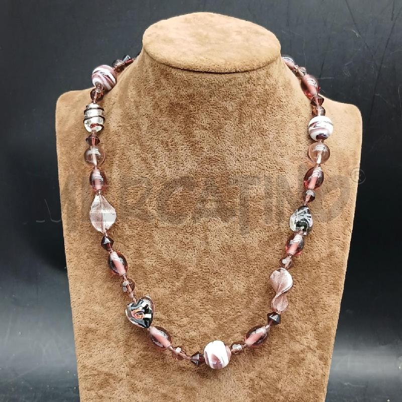 COLLANA DET PIETRE VIOLA | Mercatino dell'Usato Roma garbatella 1