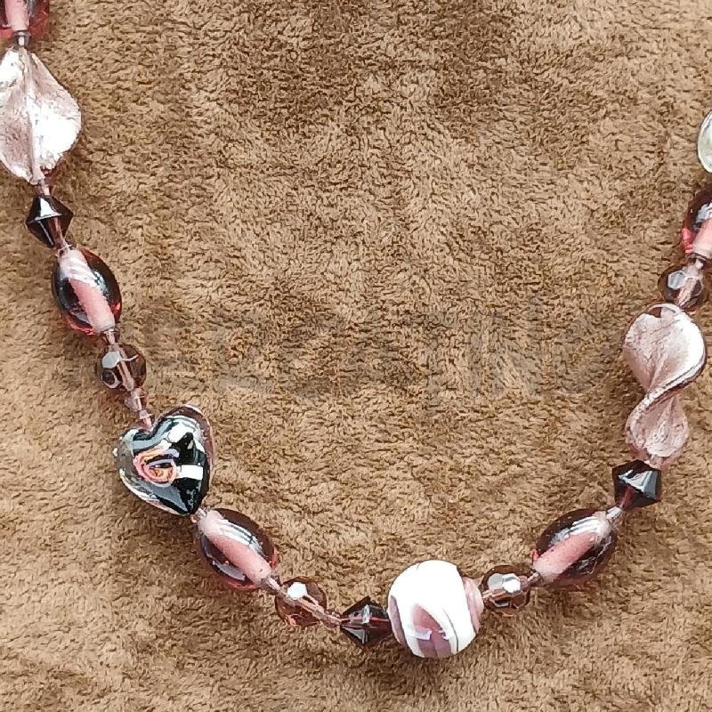 COLLANA DET PIETRE VIOLA | Mercatino dell'Usato Roma garbatella 2