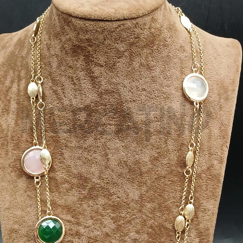 COLLANA DOR DET PIETRE COLOR  | Mercatino dell'Usato Roma garbatella 3