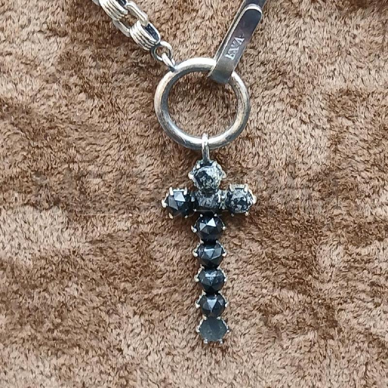 COLLANA EMPORIO ARMANI CIONDOLO CROCE | Mercatino dell'Usato Roma garbatella 3