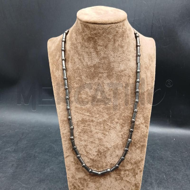COLLANA EMPORIO ARMANI NERO | Mercatino dell'Usato Roma garbatella 1
