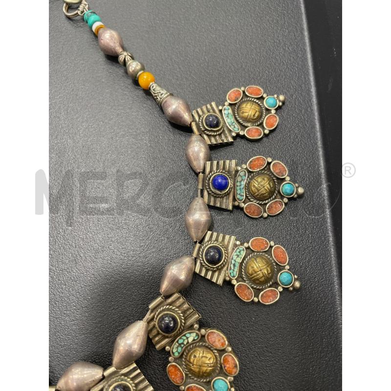 COLLANA ETNICA MULTI CIONDOLI | Mercatino dell'Usato Roma garbatella 3